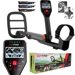 Minelab GO FIND 44 Metal Detector w/ 10″ Waterproof Coil & Bluetooth App