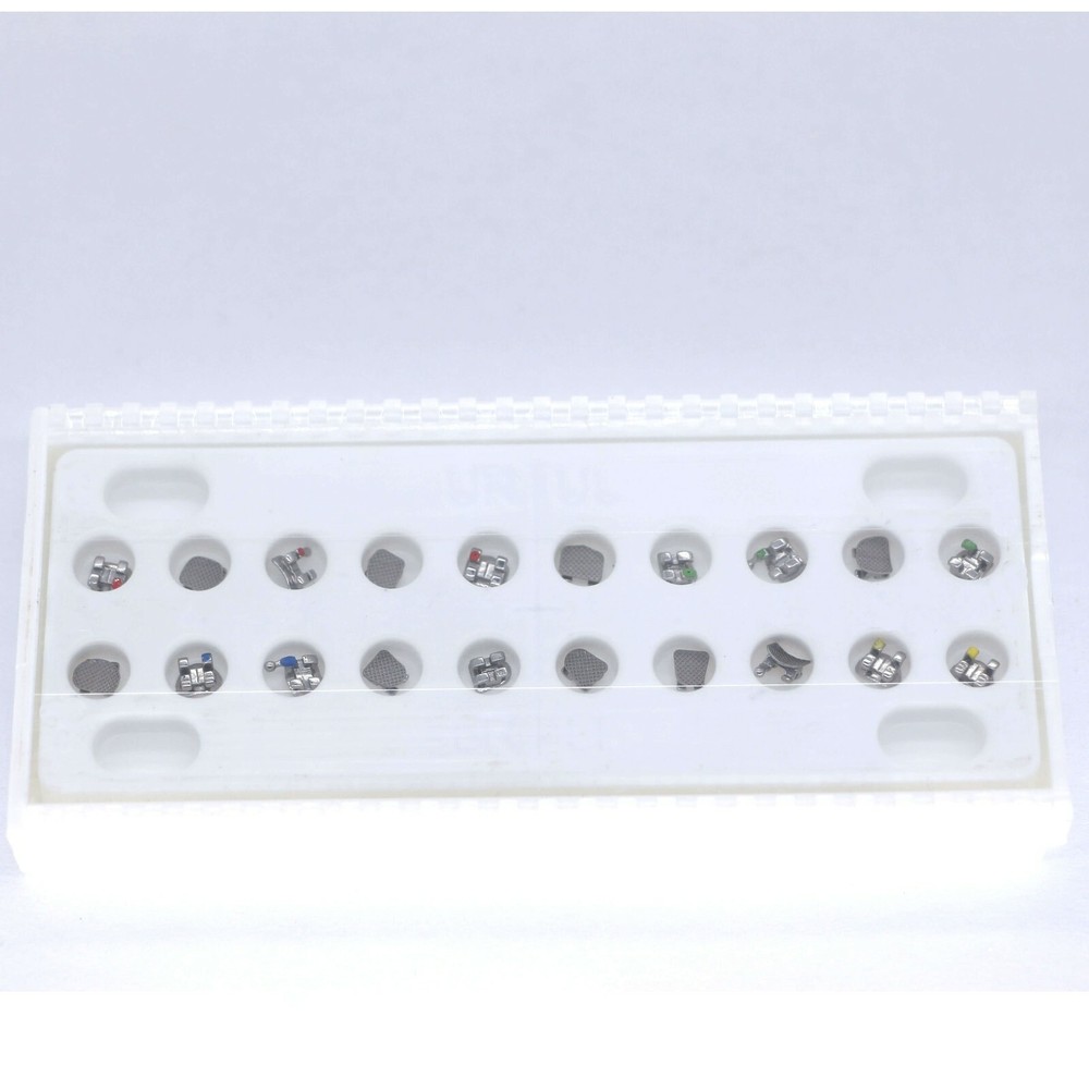 Bomaoer dental orthodontic bracket brace standard red 0.022″ 3 hook sandblasted