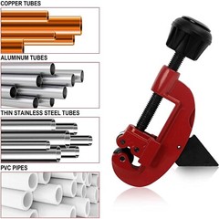﻿Pipe Tube Cutter 1/8″ to 1-1/8 OD Copper Brass Aluminum PVC Plumbing HVAC Tool