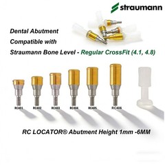 Dental Titanium Abutment Fit Zest Locator Legacy Anchor & Straumann Bone Level