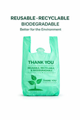 Biodegradable Plastic T-Shirt Shopping Bags 22×6.5×12 0.5 Mil Grocery Bulk