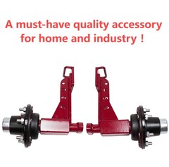 Superior Shipping Container Wheels, 6x 5.5 Lug ，Container spindle mobile kit.