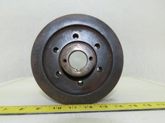 6-3/8″ OD x 4-1/2″ Wide 9 Groove 3V Section Pulley Sheave 1-1/4″ Bore