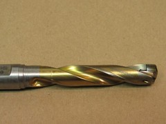 Ingersoll .531 – .547 13.5-13.9 mm Insert Drill TD1350067C0R01 Gold Twist 5xD