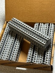 NEW Box of 100 Altech CMB4 Mini Feed-Through Panel Mount Terminal Blocks 35A