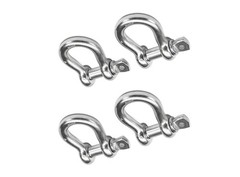 3/8″ Stainless Steel 316 Forged Bow Shackle 10mm Marine Grade 2, 4, 8, 12, 20