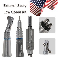 NSK Style Dental Slow Low Speed Handpiece Straight Contra Angle Air Motor 4H/2H