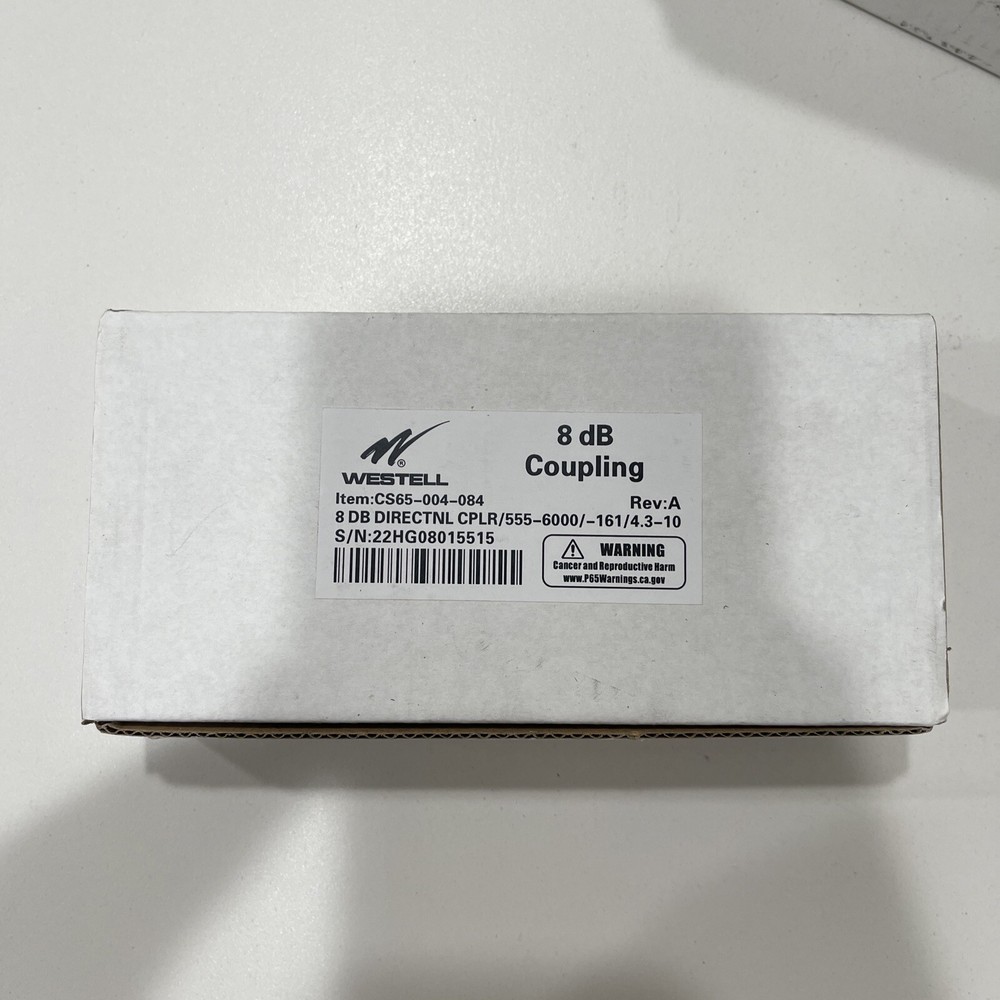 WESTELL | CS65-004-0848dB -161dBc 555-6000Mhz PIM Directional Coupler 4.3-10F