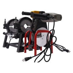 Pipe Fusion Welder 2 Clamps 63-200MM Manual PP PE HDPE Pipe Welding Machine 110V