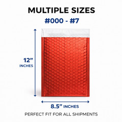 Poly Bubble Mailers Metallic Colors Any Size Padded Shipping Bags