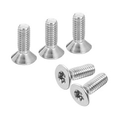 10Pcs M4-0.7 x 12mm Flat Head Torx Machine Screws 304 Stainless Steel