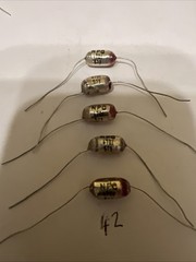 470 pF POLYSTYRENE FILM CAPACITOR 160 VOLTS 5% Tolerance New Lot of 5 by NPC