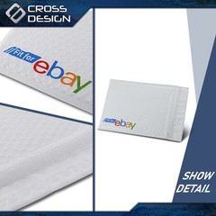 100pcs Padded Bubble Mailer Envelope 6.5” x 9.25” With Color Logo