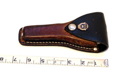 Vintage Winnipeg Transit Hole Ticket Punch B-V Leather Case Safety Award 1 Years