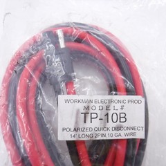 14′ Workman TP-10B 2-PIn 10 AWG Polarized TP-10B