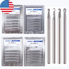 5pcs/box Dental FG Carbide Burs Surgical Drills for High Speed Handpiece