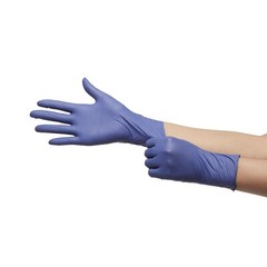 McKesson Confiderm 3.8 Nitrile Exam Gloves Powder-Free – Small – Blue