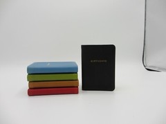 BIRTHDAYS Mini Datebook Notebook Leather Bound Soft Cover Perpetual Calendar