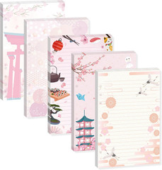 100 Sheets Japanese A5 Planner Inserts – 120GSM Thick Cherry Blossom Refill Pape