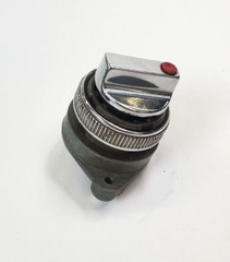 UNKNOWN BRAND 3 SELECTOR SWITCH KNOBS 2 POSITION & 1 PUSH BUTTON LOT OF 4
