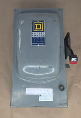 Square D H362A Series A2 Fusible Safety Switch 60A 600VAC 3 Pole NEMA 12K