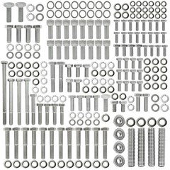 Stainless Steel Hex Bolt Kit for Ford 260 289 302 Engines – 228 Pcs Nuts & Bolts