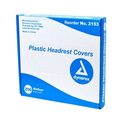Plastic Headrest Covers – Medium 9.5″ x 11″ 250 per pack #2153, 20%OFF &