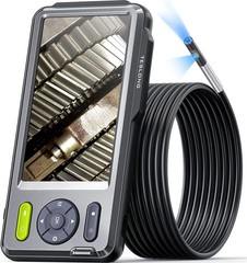 Dual Endoscope 1080P Borescope Inspection Camera Automotive w/ 32G Card 1.5M/5M
