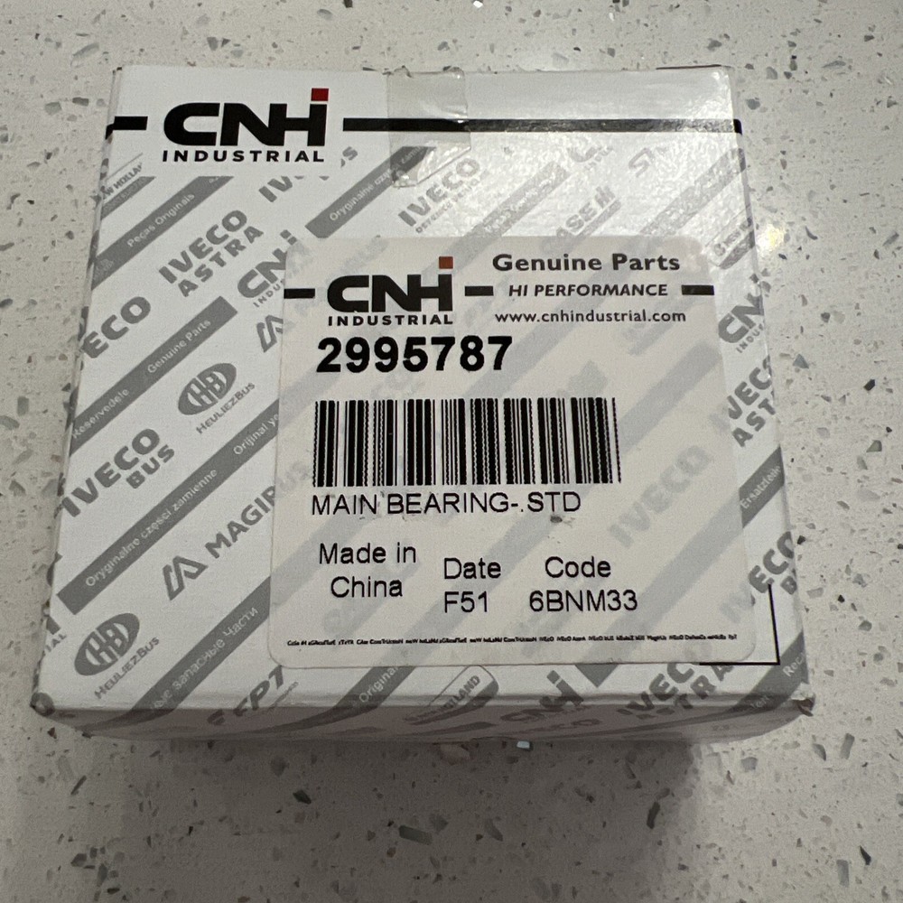 CNH Main Bearing 2995787 Pack of 1