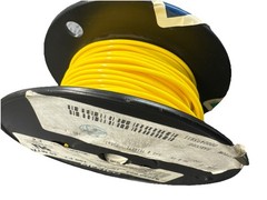 100 Feet Belden CDT Hookup Wire Yellow #16 TFE Stranded Silver Coated High Temp