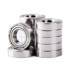 ZZ Metal Deep Groove Bearing 10Pcs Small High-Speed Silent Carbon Steel Bearings
