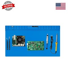 Oversized Large Soldering Mat, 27.6″x15.7″ Heat Resistant Silicone Work Mat, …