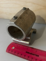Hollaender NuRail Side-Mount Rail Flange – 1-1/4” IPS Aluminum Pipe Base Bracket