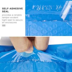 1000 #0 Blue Poly Bubble Padded Envelopes Self-Sealing Mailers 6X10 (Inner 6×9)
