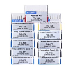 Dental Diamond Burs FG Composite/Polishing FG 101-117 For High Speed Handpiece