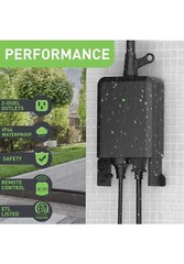 ZESEN Outdoor Remote Light Sensor Timer Heavy Duty Plug in Switch 80 Ft Read