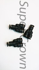 Pneumatic Union Y Tee Tube OD Push In To Connect Air Fitting One Touch