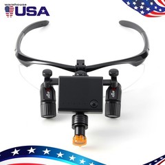 3.0X Dental Medical Ergo Loupes+5W LED Surgical Head Light Magnifying Glass