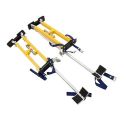Adjustable 24″-40″ Drywall Stilts Aluminum Tool – Painting Painter Taping Yellow