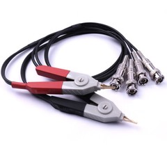 Kelvin LCR Test Tester Probe Lead Clip Cable With 4 BNC For LCR Meter Terminal
