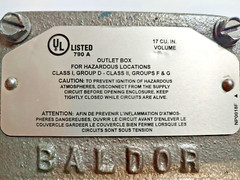 Baldor-Reliance 1HP 3PH Motor 1760RPM 230/460V 143TC Frame C-Face VEM3546-58