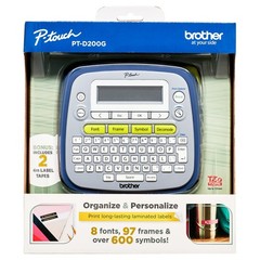 Brother P-Touch PT-D200G Label Maker with Tape Easy-to-Use Home Office Labeling