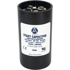 Appli Parts CON-230-250 Motor Start Capacitor 233-280 MFD uF, 250 VAC. Universal