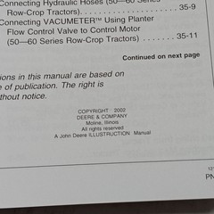 Genuine JOHN DEERE 1770NT PLANTER OPERATORS MANUAL OMA74672
