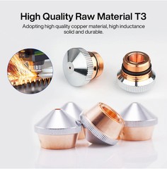 DNE Laser Cutting Nozzle D15H15 1.0-5.0mm For DNE Laser Cutting Machine Cut Head