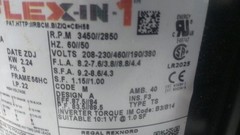 Marathon Motors 056T34D15652 3 HP 3450 RPM 208-230/460V General Purpose Motor