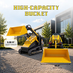 TYPHON STOMP V900 1.4Ton Skid Steer Loader w Kubota 25HP 3-Cylinder D1105 Engine