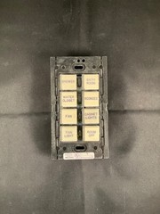 Off-White Vantage Keypads w/8 Buttons