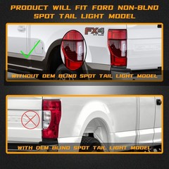 Tail Light Assembly Compatible With 2020-2022 Ford F250/F350/F450 Super Duty Dri