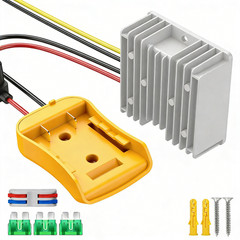 DC 20V to 12V Step Down Converter Compatible with Dewalt 20V Battery